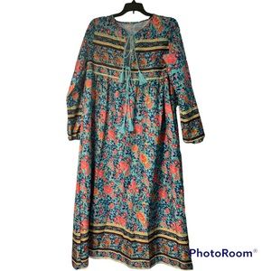 Vibrant BoHo Dress Sz L